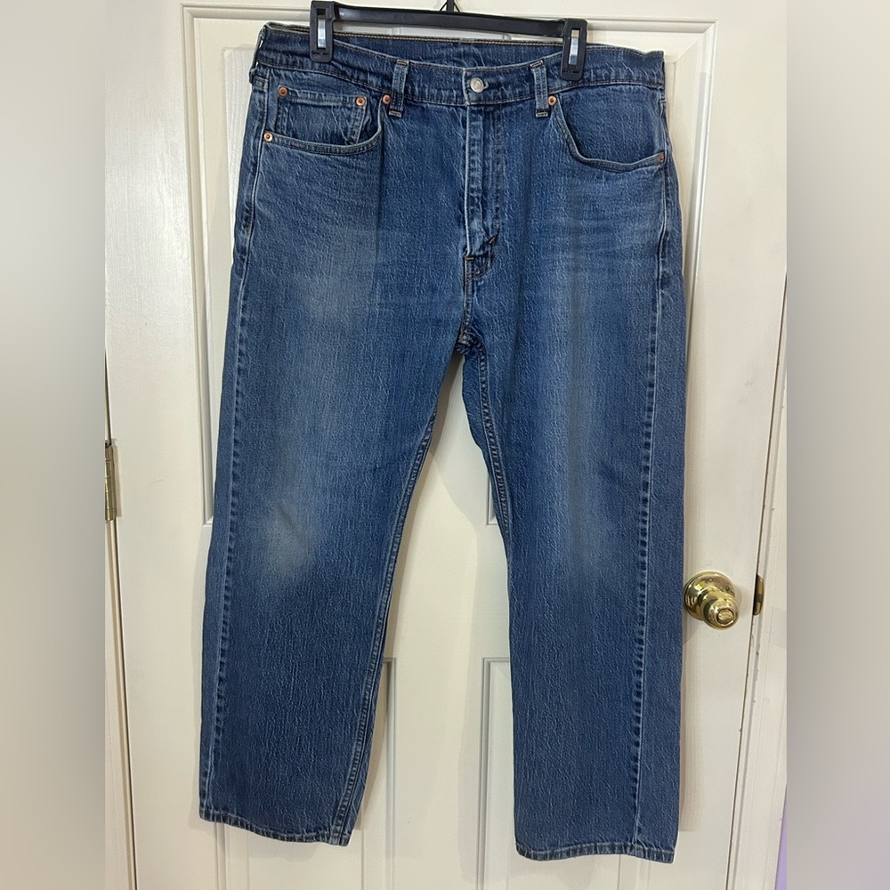Levi’s 505 Men’s 36x29 Regular Fit Straight Leg Denim Jeans - Picture 2 of 9